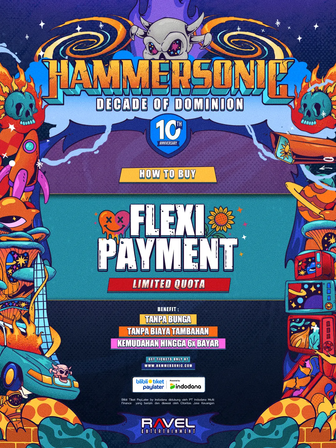 PROGRAM CICILAN 0% FLEXI PAYMENT TIKET HAMMERSONIC 2026