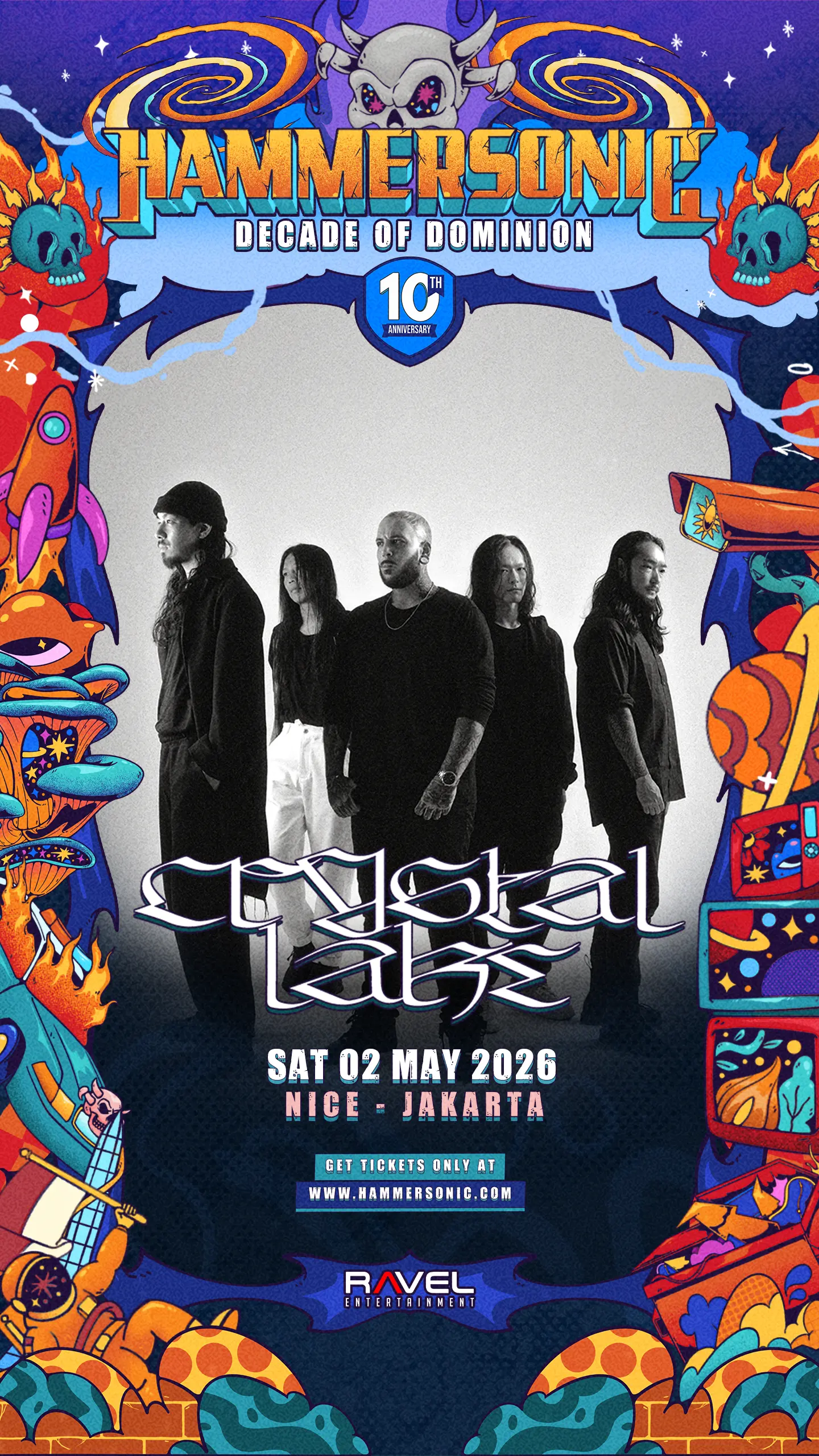 CRYSTAL LAKE SIAP GUNCANG HAMMERSONIC FESTIVAL 2026